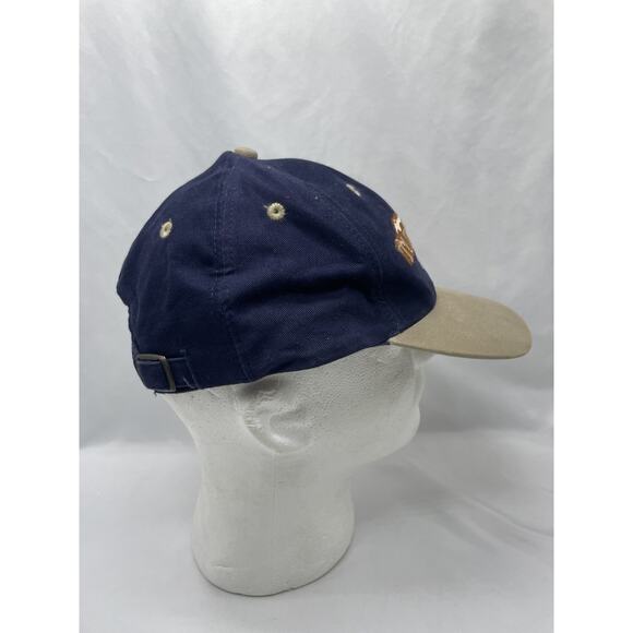 Vintage Toyota Tundra Navy Tan Strapback Adjustable Mohr’s Hat Cap Rare - Picture 2 of 8